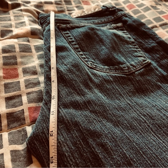 VINTAGE 90s Blu mom jeans high water bootcut high rise 8M - Picture 6 of 10